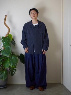 「GILDAN（ギルダン）のアイテム」を使った、kenさん（メンズ・173cm）の秋コーディネート