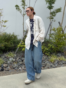 「Lee（リー）のアイテム」を使った、kenさん（メンズ・173cm）の夏コーディネート