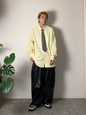 「アイテム（ローファー）」を使った、kenさん（メンズ・173cm）の秋コーディネート