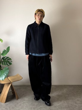 「アイテム（ローファー）」を使った、kenさん（メンズ・173cm）の秋コーディネート