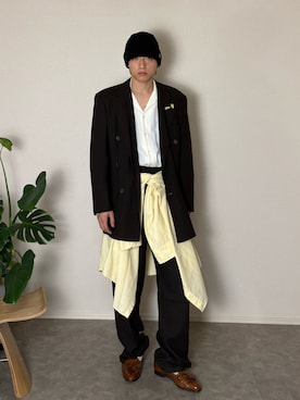「アイテム（シャツ/ブラウス）」を使った、kenさん（メンズ・173cm・20代）の秋コーディネート