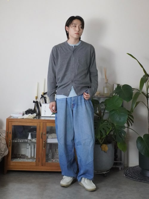 Lame Blend Henley Neck Knit / ラメブレンドヘンリーネックニット