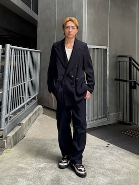 「アイテム（テーラードジャケット）」を使った、kenさん（メンズ・173cm）の秋コーディネート