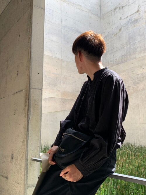 OY(オーワイ) LAYERED CROSS BAG-BLACK OY(オーワイ) LAYERED CROSS BAG-BLACK