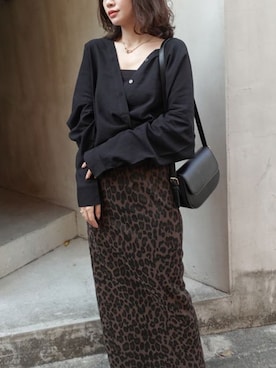 「CORNERS（コーナーズ）のアイテム」を使った、あかねさん（レディース・165cm）の冬コーディネート