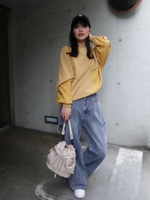 tシャツ ドルマン裏毛プルオーバー レディース HER. tシャツ ドルマン裏毛プルオーバー レディース : ZOZOTOWN