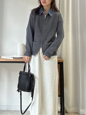「CORNERS（コーナーズ）のアイテム（バッグ）」を使った、あかねさん（レディース・165cm）の秋コーディネート