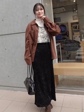 あかねさん（骨格ウェーブ・レディース・165cm）の秋コーディネート