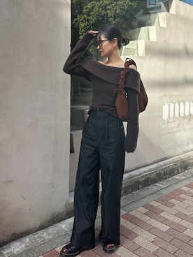 「Dr. Martens（ドクターマーチン）のアイテム」を使った、あかねさん（骨格ウェーブ・レディース・165cm）の秋コーディネート