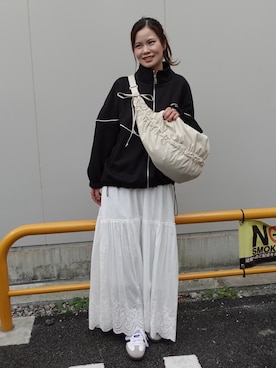 「コットンレース」｜あかねさん（レディース・164cm）の冬コーディネート