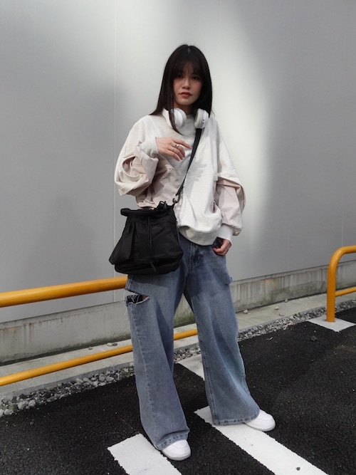 tシャツ ドルマン裏毛プルオーバー レディース HER. tシャツ ドルマン裏毛プルオーバー レディース : ZOZOTOWN