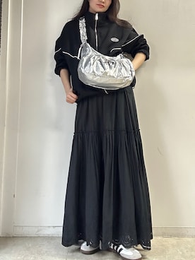 「コットンレース」｜あかねさん（レディース・164cm）の冬コーディネート