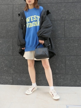 「Paul Smith（ポールスミス）のアイテム」を使った、あかねさん（レディース・164cm）の冬コーディネート