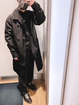 「Y-3（ワイスリー）のアイテム（ダウンジャケット/コート）」を使った、しゅんやさん（メンズ・164cm）の冬コーディネート