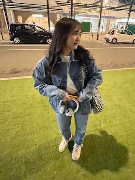 「Lee（リー）のアイテム（ジャケット/アウター）」を使った、nasuさん（レディース・157cm）の春コーディネート