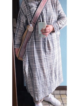 「仕事着」｜「アイテム（ハンチング/ベレー帽）」を使った、ma！さん（レディース・159cm）の夏コーディネート
