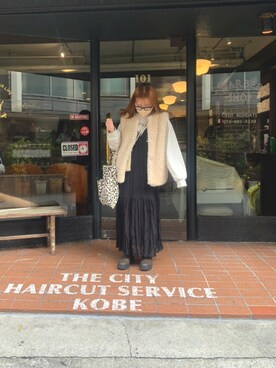 「emi+（エミプラス）のアイテム（その他アウター）」を使った、mikiさん（レディース・155cm）の夏コーディネート