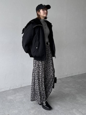 「アイテム（ブルゾン）」を使った、サエさん（レディース・159cm・20代）の秋コーディネート