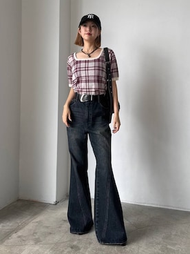 サエさん（レディース・159cm）の夏コーディネート