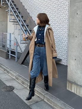 サエさん(レディース・159cm)の冬コーディネート