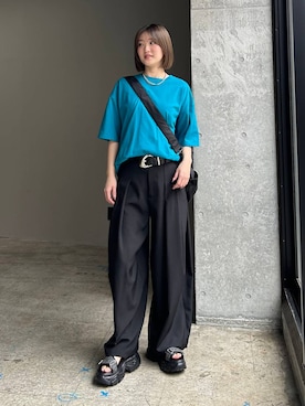 「PAGEBOY（ページボーイ）のアイテム（アクセサリー）」を使った、サエさん（レディース・159cm）の春コーディネート