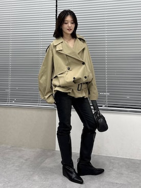 サエさん(レディース・159cm)の秋コーディネート