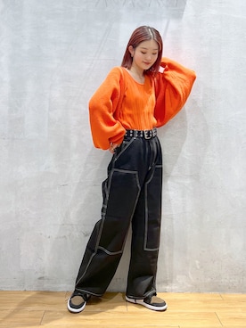 サエさん（レディース・159cm）の冬コーディネート