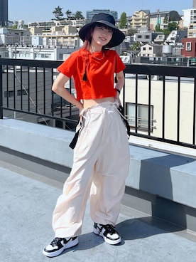 サエさん（レディース・159cm）の春コーディネート