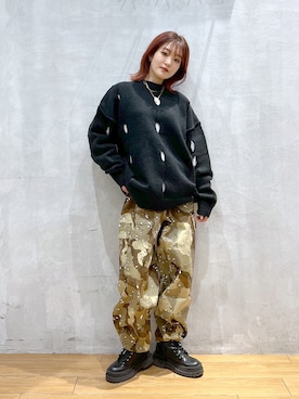 サエさん（レディース・159cm）の冬コーディネート