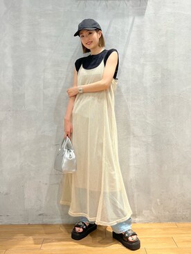 サエさん（レディース・159cm）の夏コーディネート