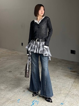 サエさん（レディース・159cm）の春コーディネート