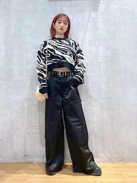 サエさん（レディース・159cm）の冬コーディネート