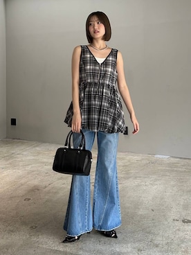 サエさん（レディース・159cm）の春コーディネート