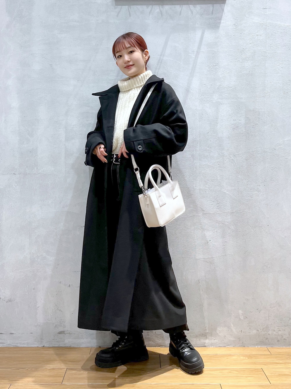 PAGEBOY チェスターコート セール】〈2WAY〉スタンドネックウールチェスターコート