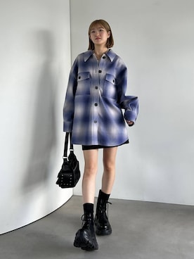「アイテム（ブーツ）」を使った、サエさん（レディース・159cm・20代）の秋コーディネート