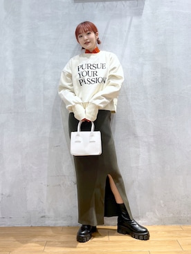 サエさん（レディース・159cm）の冬コーディネート