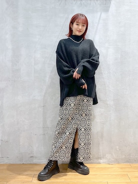 サエさん(レディース・159cm)の冬コーディネート