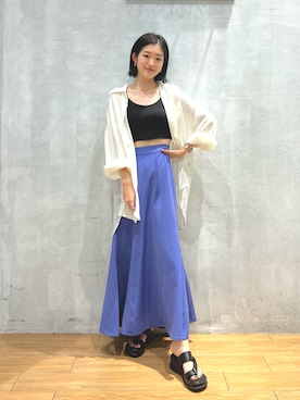 サエさん（レディース・159cm）の夏コーディネート
