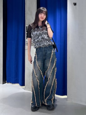 「アイテム（その他トップス）」を使った、サエさん（レディース・159cm・20代）の夏コーディネート