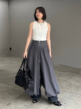 「PAGEBOY（ページボーイ）のアイテム（バッグ）」を使った、サエさん（レディース・159cm）の春コーディネート