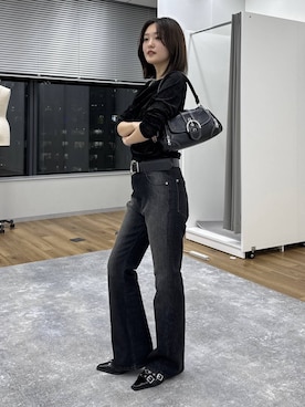 「PAGEBOY（ページボーイ）のアイテム」を使った、サエさん（レディース・159cm）の秋コーディネート