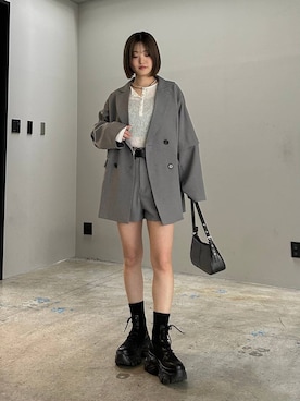 サエさん（レディース・159cm）の春コーディネート