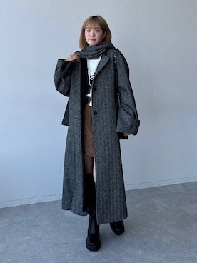 「PAGEBOY（ページボーイ）のアイテム」を使った、サエさん（レディース・159cm）の秋コーディネート