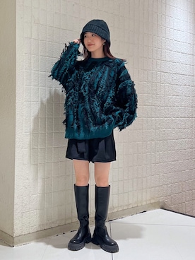 サエさん(レディース・159cm)の冬コーディネート