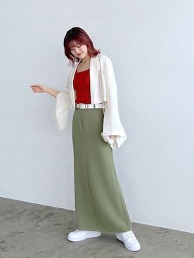 サエさん（レディース・159cm）の春コーディネート