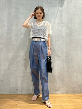 サエさん（レディース・159cm）の夏コーディネート