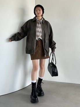 「冬コーデ」｜サエさん（レディース・159cm・20代）の秋コーディネート