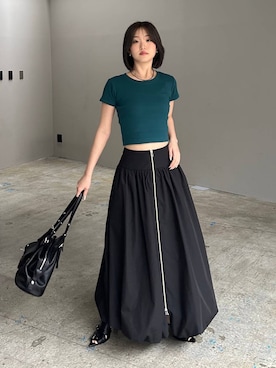 「PAGEBOY（ページボーイ）のアイテム（アクセサリー）」を使った、サエさん（レディース・159cm）の春コーディネート