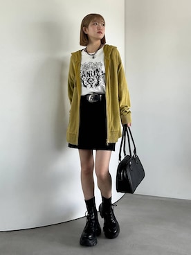 「PAGEBOY（ページボーイ）のアイテム」を使った、サエさん（レディース・159cm）の夏コーディネート