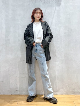 サエさん（レディース・159cm）の冬コーディネート